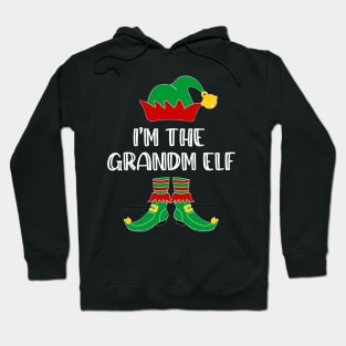 I'm The Grandm Elf Matching Family Group Christmas Hoodie